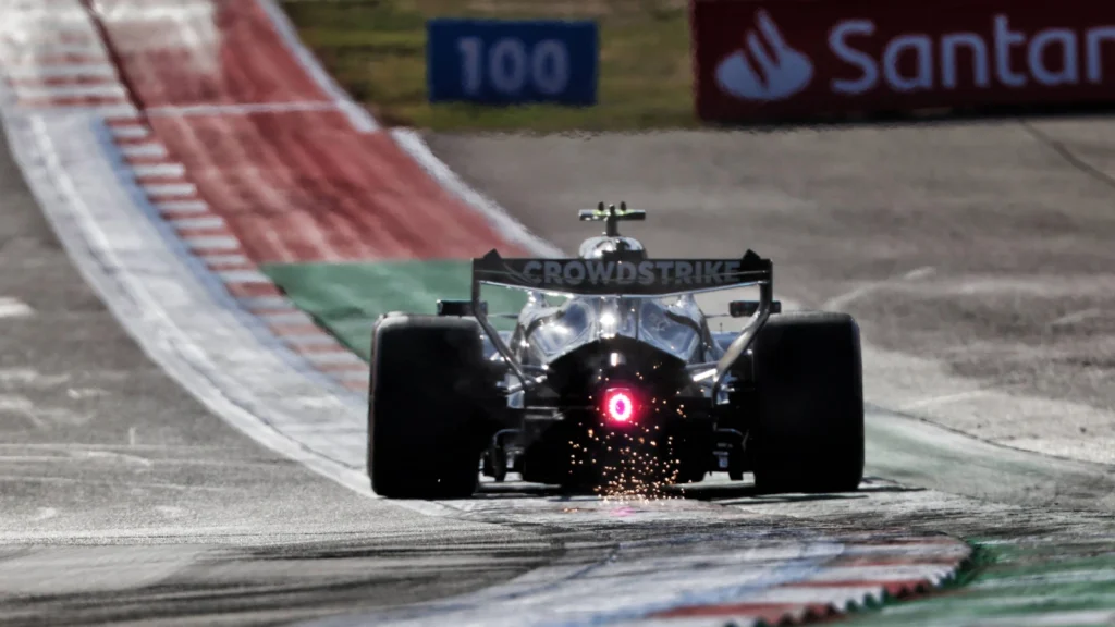 Kimi Antonelli flirted with track limits in Austin during qualifying