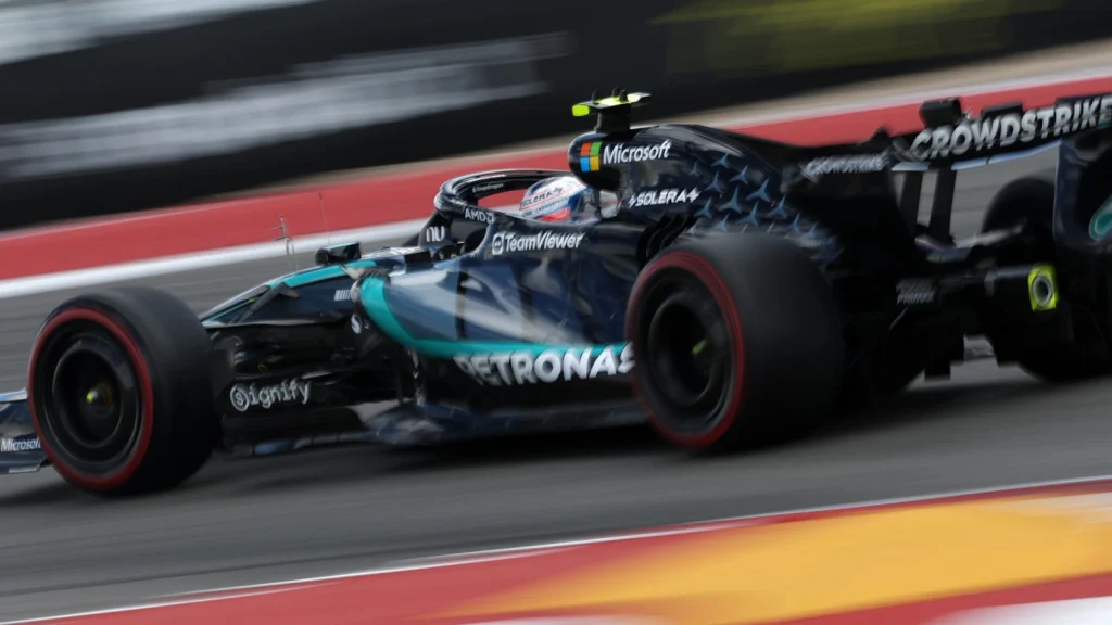 Kimi Antonelli took pole position in Austin