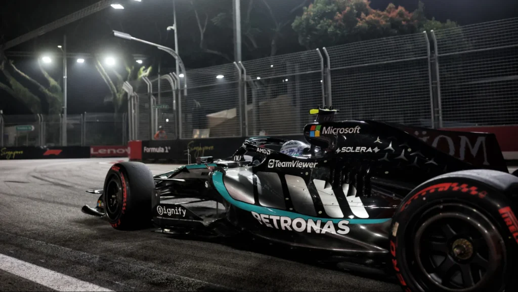 Kimi Antonelli came away from Singapore an unlikely third - giving him the chance to win the F1 title in America