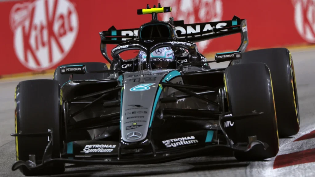 Kimi Antonelli qualified seventh for the Singapore GP Sprint