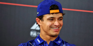 Lando Norris (GBR) McLaren F1 Team in the FIA Press Conference. 08.10.2026. Formula 1 World Championship, Rd 17, Singapore Grand Prix, Marina Bay Street Circuit, Singapore, Preparations Day
