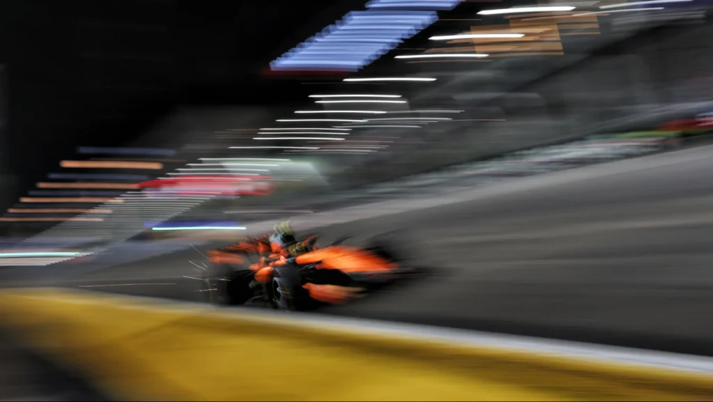 Lando Norris laboured to fifth spot