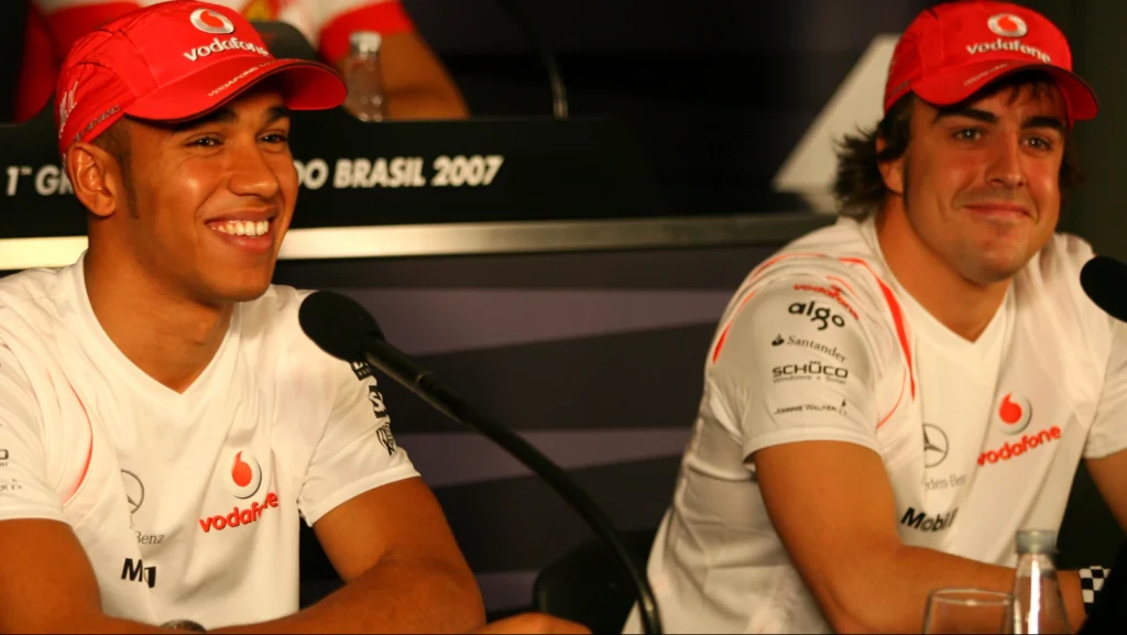 Lewis Hamilton and Fernando Alonso were immediate rivals