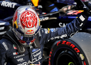 Max Verstappen was understandably delighted with his pole position in Sepang