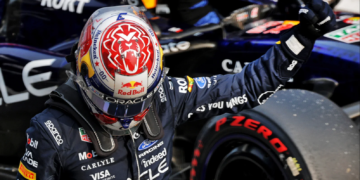 Max Verstappen was understandably delighted with his pole position in Sepang