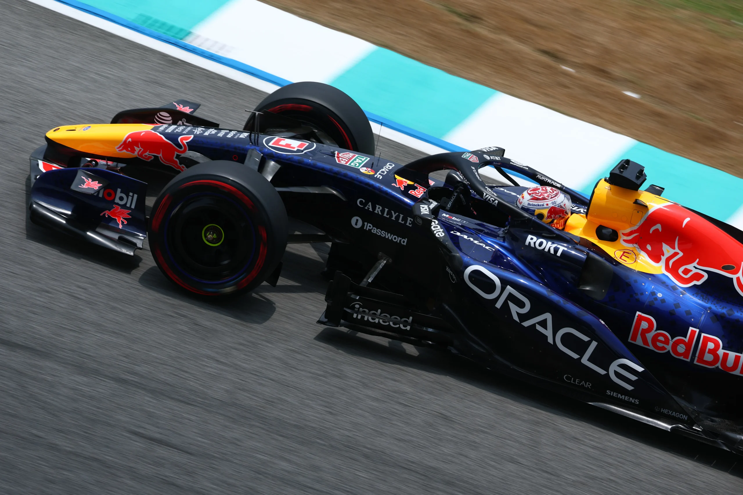 Max Verstappen took pole position for the F1 Bahrain GP in Malaysia