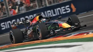 Max Verstappen sends ominous warning as George Russell tops Singapore FP1