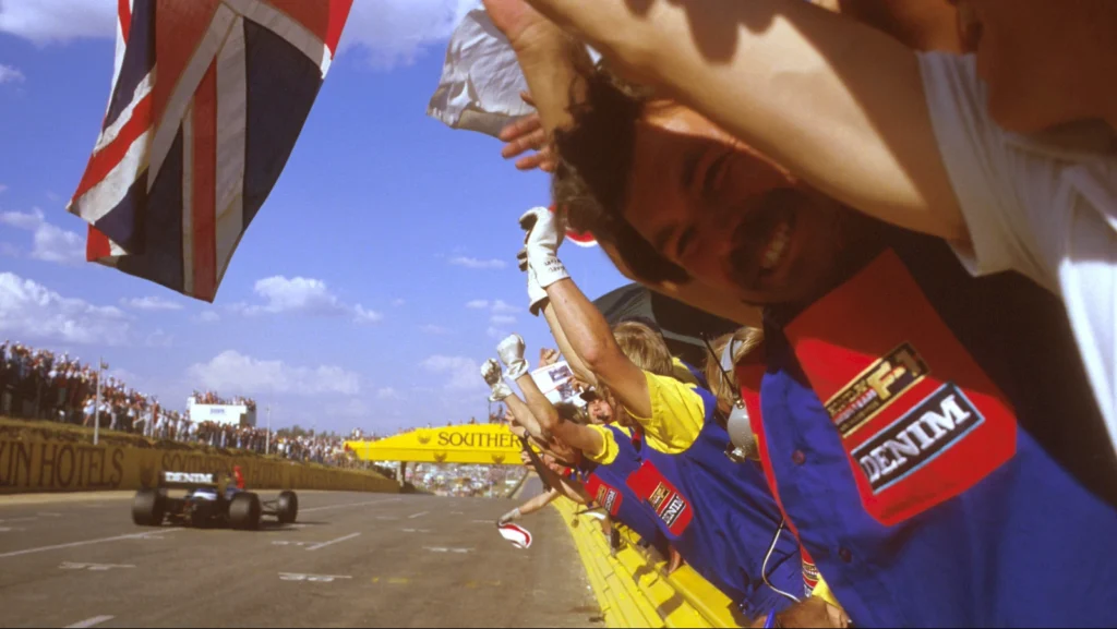 Nigel Mansell won the last Apartheid-era Kyalami race in 1985 [pictured] and the first of the new era in 1992, but would not be there to defend his title in 1993