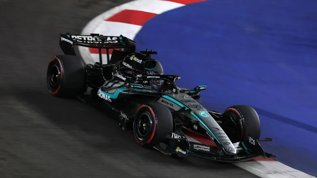 Russell will start the Singapore GP from the back of the grid