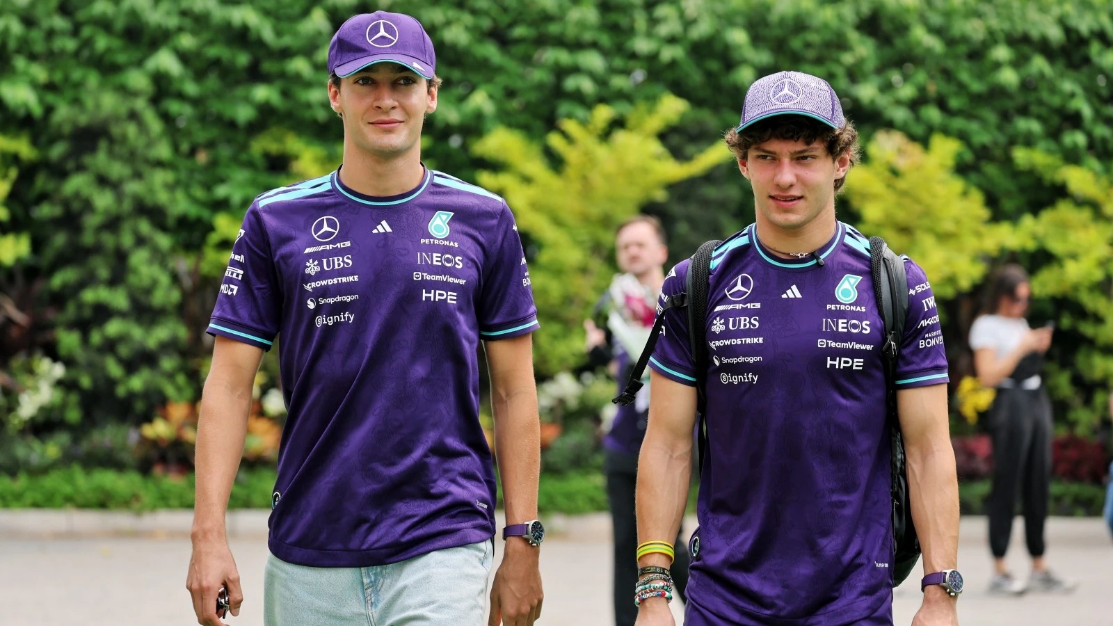Russell and Antonelli will split their Mercedes car specs at the Singapore GP