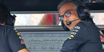 Laurent Mekies responds to George Russell’s ‘team to beat’ Red Bull analysis