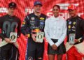 The podium sitters reacted differently to the Singapore GP Sprint