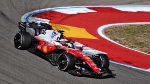 Charles Leclerc shows Ferrari promise with FP2 top spot