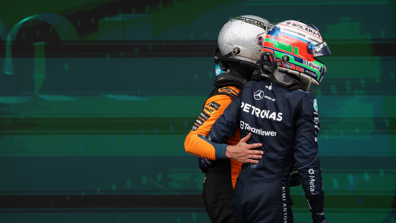Lando Norris, Kimi Antonelli, Mercedes, McLaren